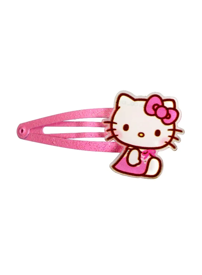 Sanrio  Sanrio Hello Kitty 2 Hair Clips/1Bow/10 Glitter Elastic for Women | Best Price UAE